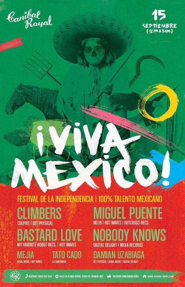 Viva Mexico at Canibal Royal - Página frontal