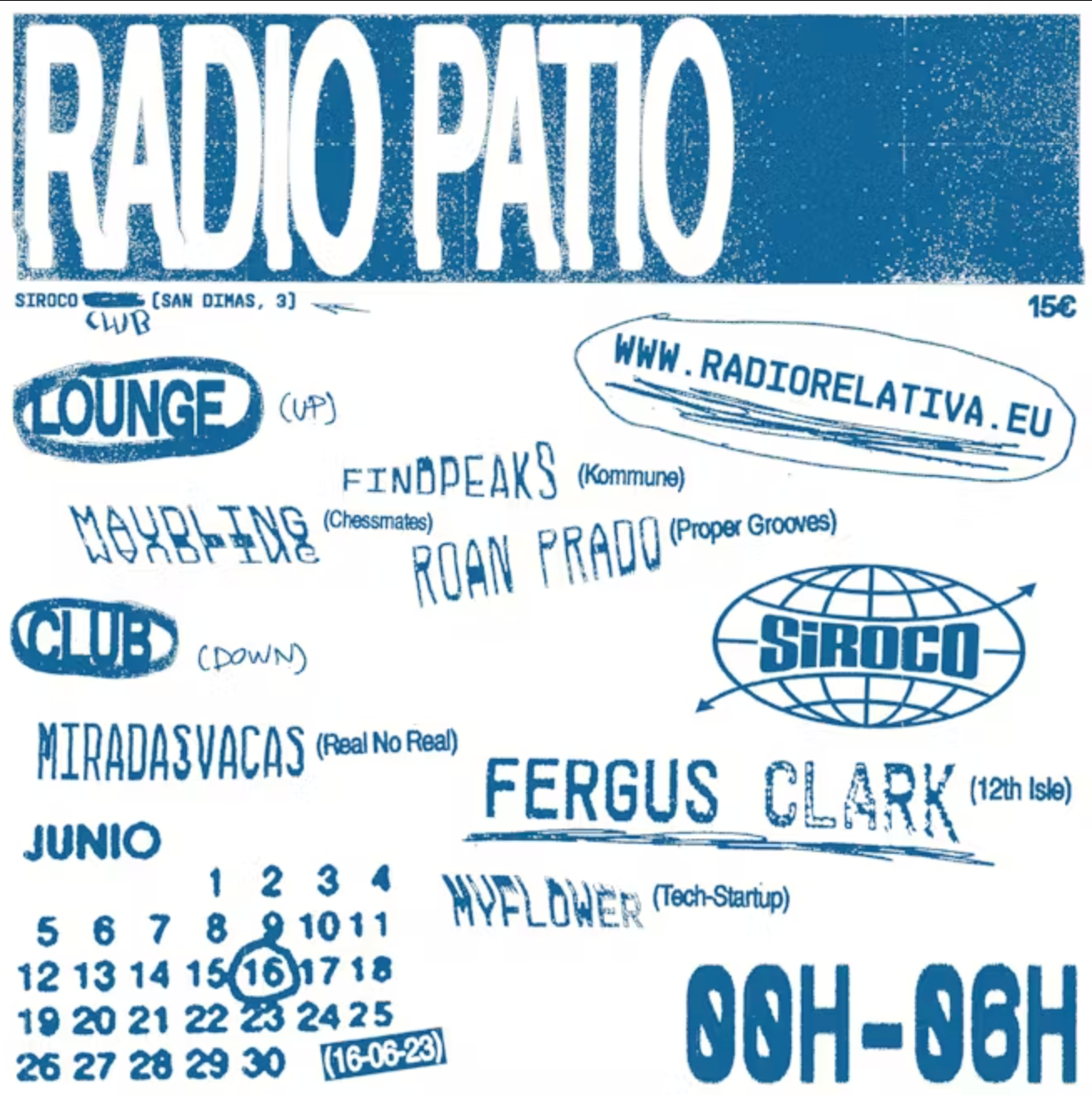 Radio Patio - Página frontal