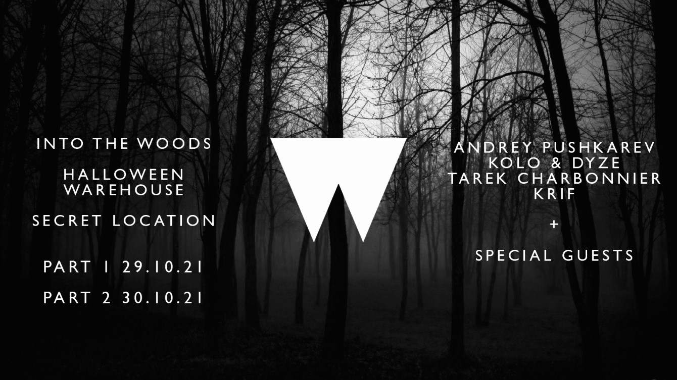 Into The Woods - Halloween Warehouse + After Party - フライヤー表