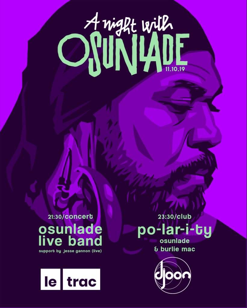 Osunlade (Full Live Band) & po-lar-i-ty Afterparty - Página frontal