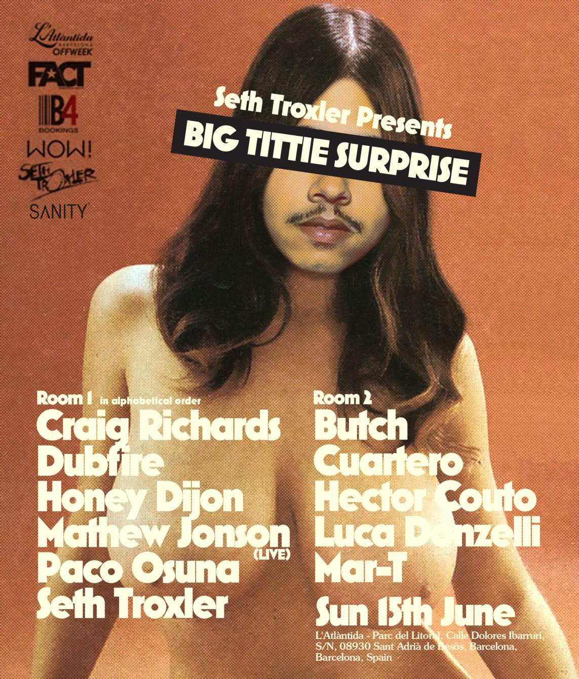 Seth Troxler presents Big Tittie Surprise - Página frontal