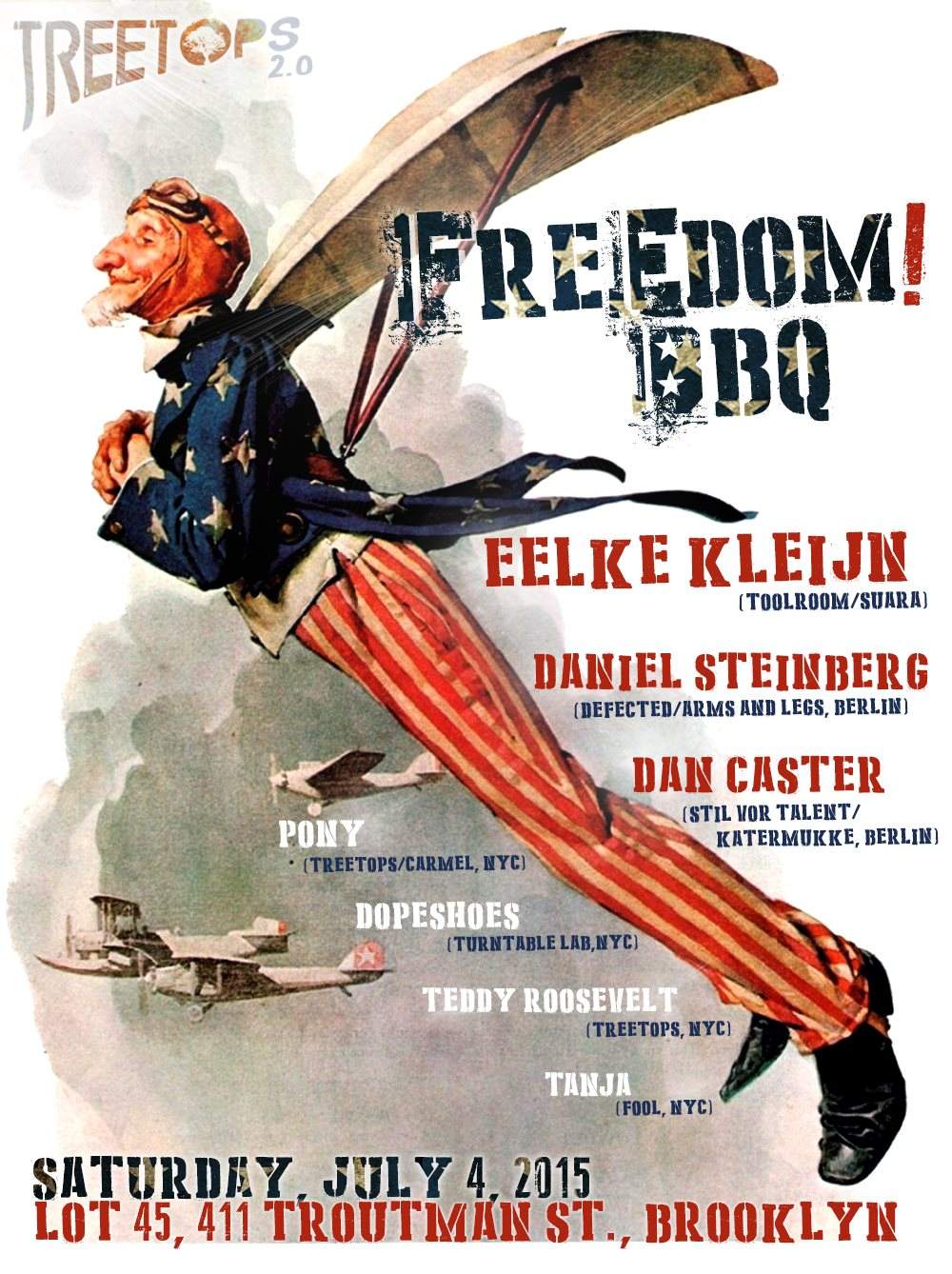 Freedom! BBQ: Eelke Kleijn, Daniel Steinberg & Dan Caster - Página frontal