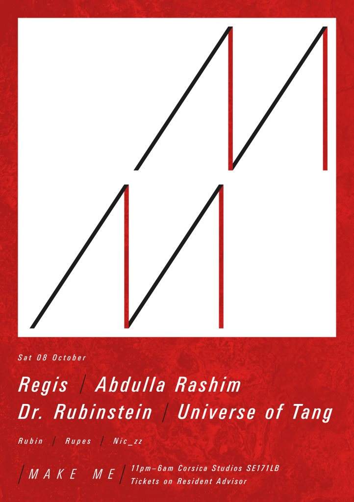 Make Me with Regis, Abdulla Rashim, Dr. Rubinstein & Universe of Tang - Página frontal