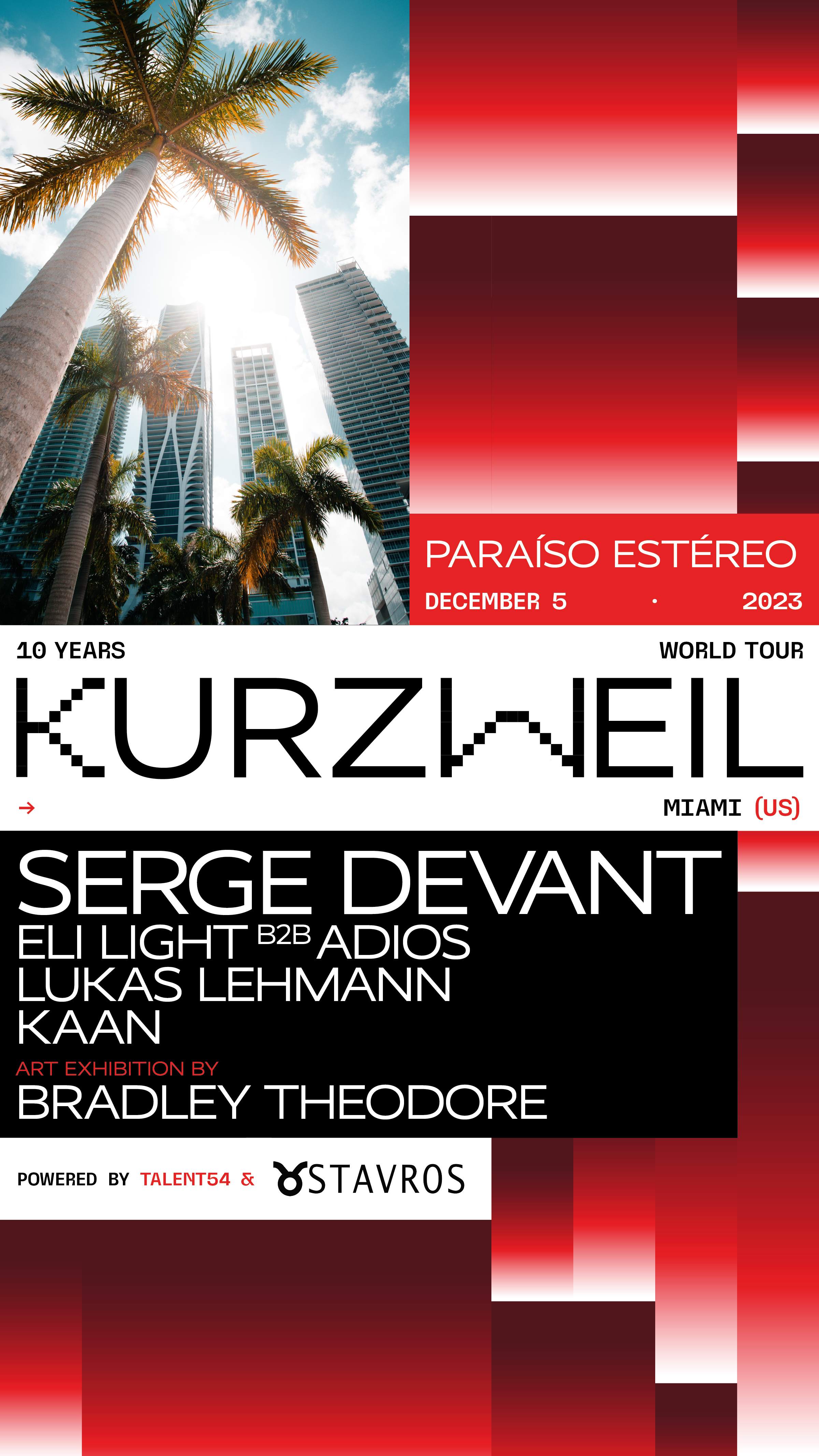 10 Years Kurzweil x Miami Art Basel w/ Serge Devant @ Paraíso Estéreo - Página frontal
