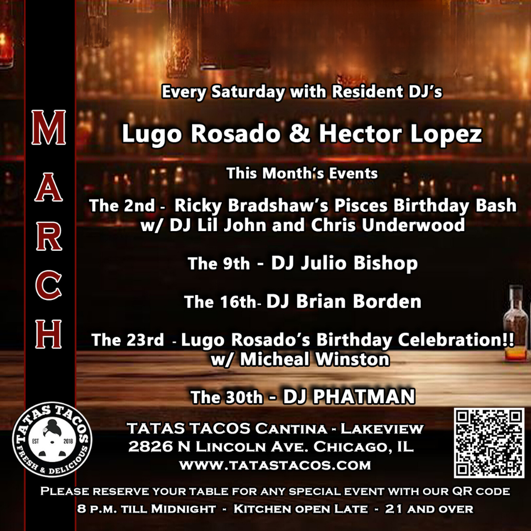 Chicago Hosts A Celebration For DJ Lugo Rosado's Birthday Bash - フライヤー裏