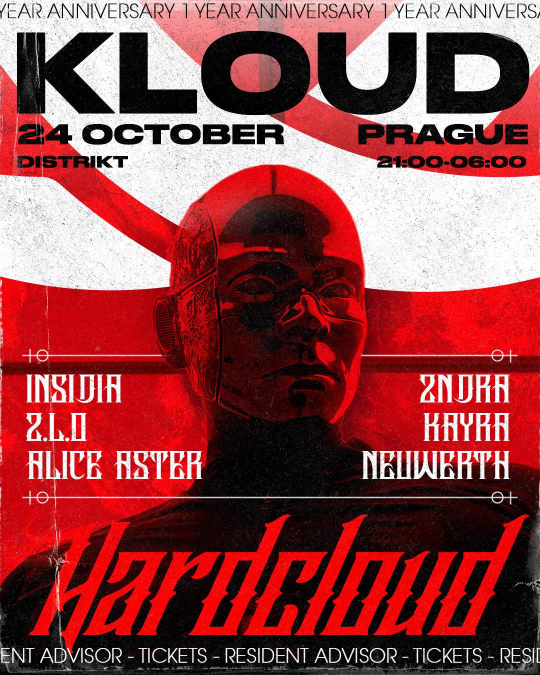 HARDCLOUD ft.KLOUD 1ST ANNIVERSARY at Distrikt, Prague