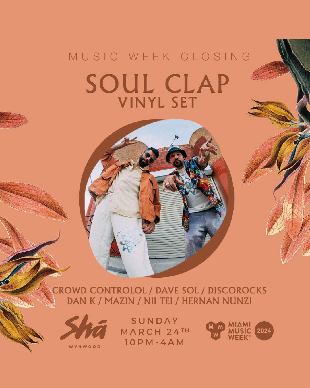 Soul Clap (Vinyl Set) - Music Week Closing - フライヤー表