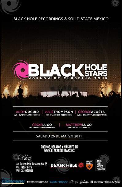 Black Hole Stars Worldwide Clubbin Tour Mexico - Página frontal