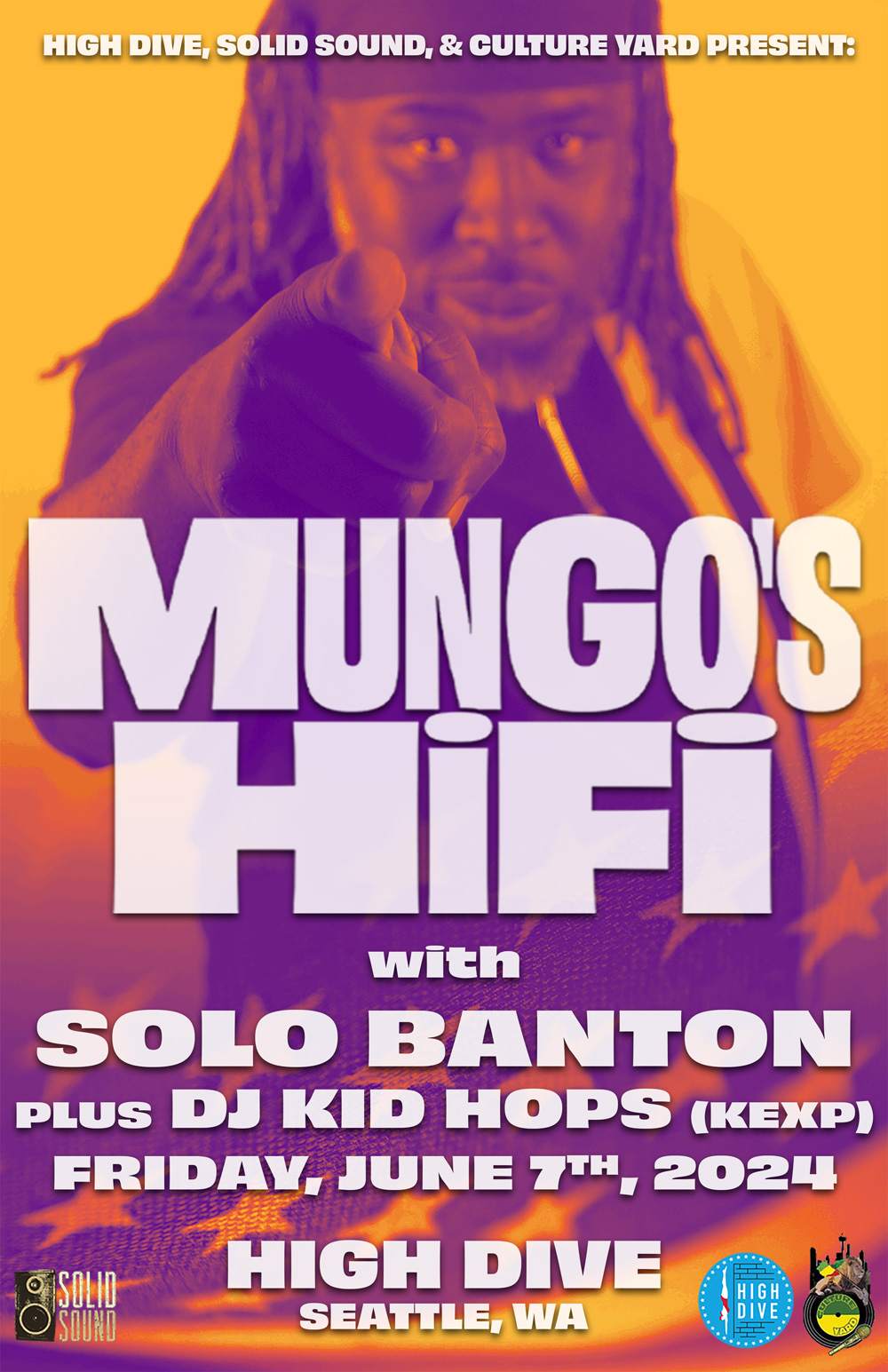 MUNGO'S HIFI with Solo Banton, DJ Kid Hops - フライヤー表