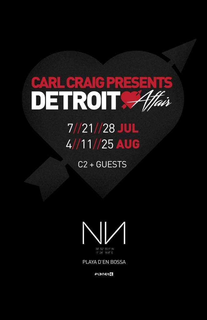 Carl Craig presents Detroit Love Affair [Cancelled] - Página frontal