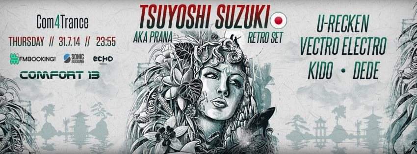 Com 4 Trance presents: Tsuyoshi Suzuki - Página frontal