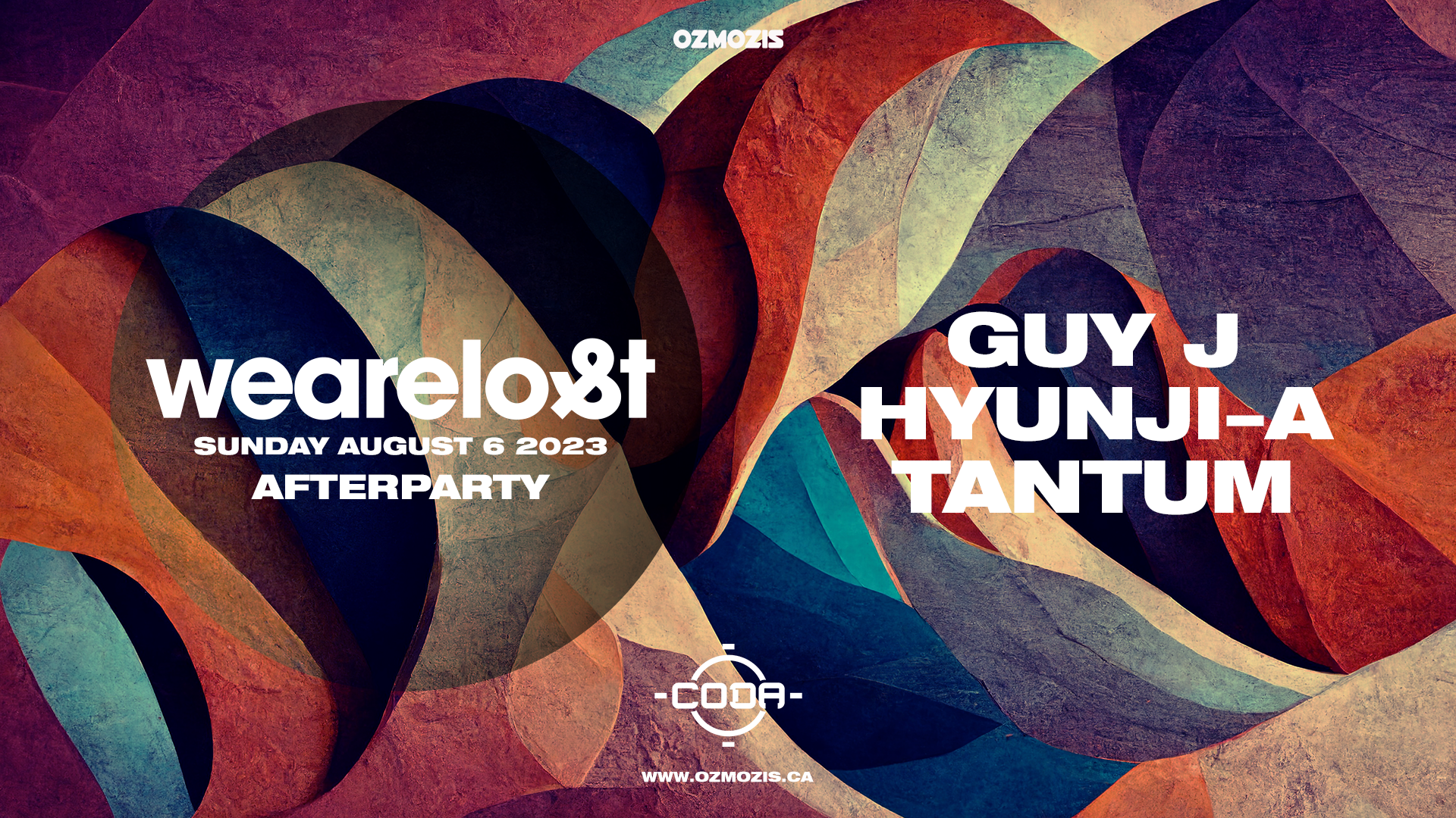 Official Afterparty: We Are Lost Festival Toronto 2023 - フライヤー表
