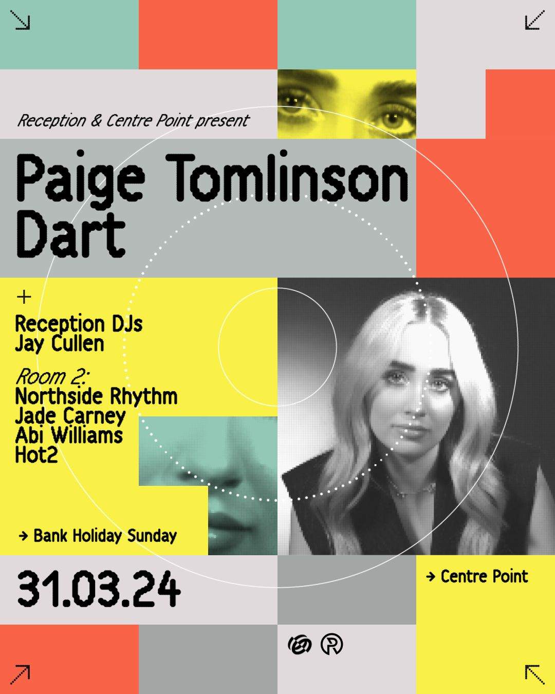 Easter Sunday with Paige Tomlinson, DART + more - フライヤー表