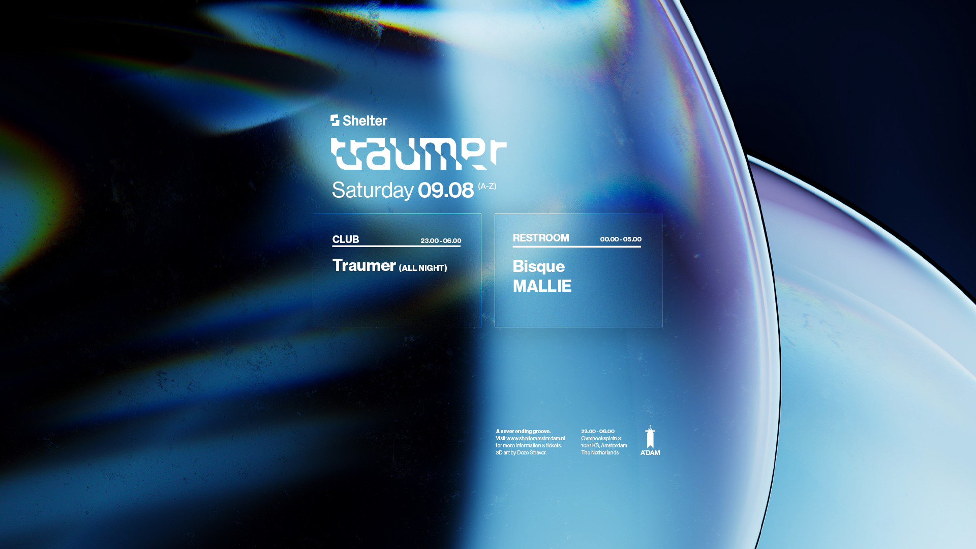 Traumer ALL NIGHT at Shelter Amsterdam, Amsterdam