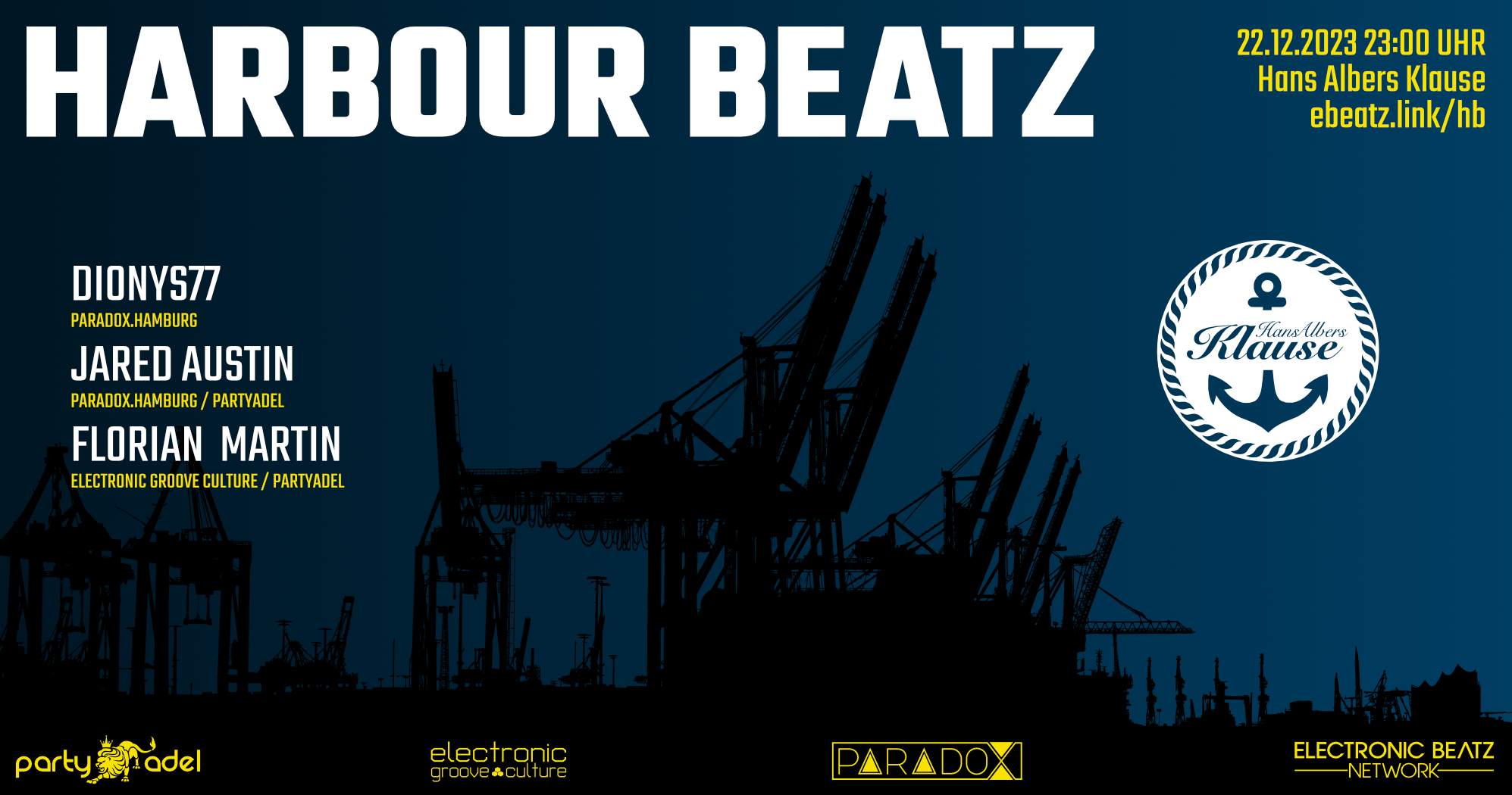 Harbour Beatz feat. Dionys77 - フライヤー表