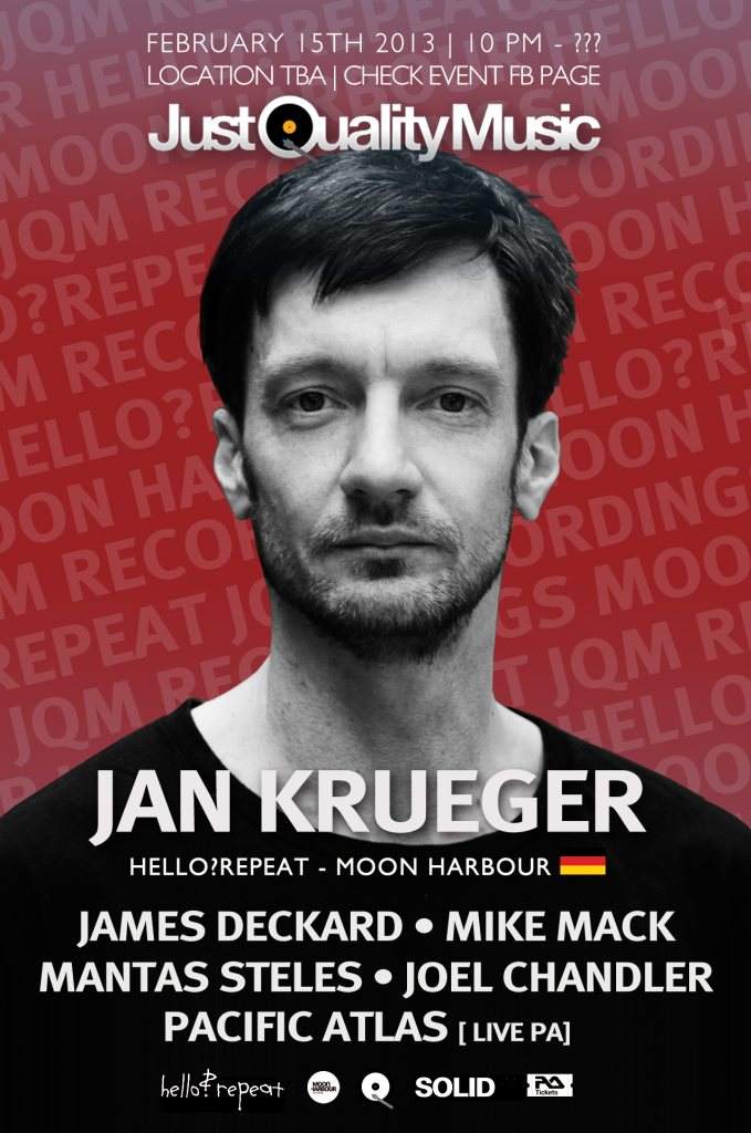 JQM Chicago presents: Jan Krueger - Página frontal