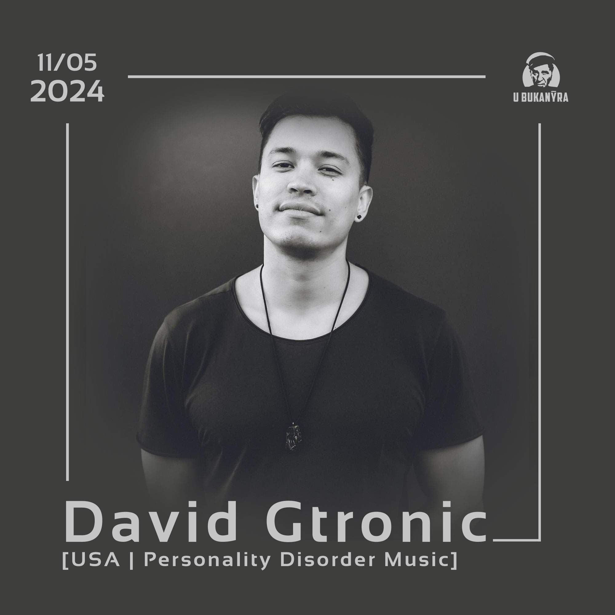 CODE | w David Gtronic [USA - Personality Disorder Music] - フライヤー裏