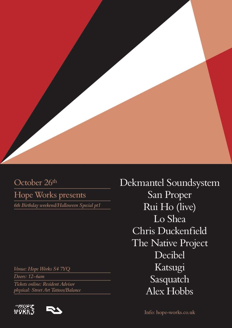 Dekmantel Soundsystem, San Proper, Rui Ho (Live), Lo Shea, Chris Duckenfield - Página trasera