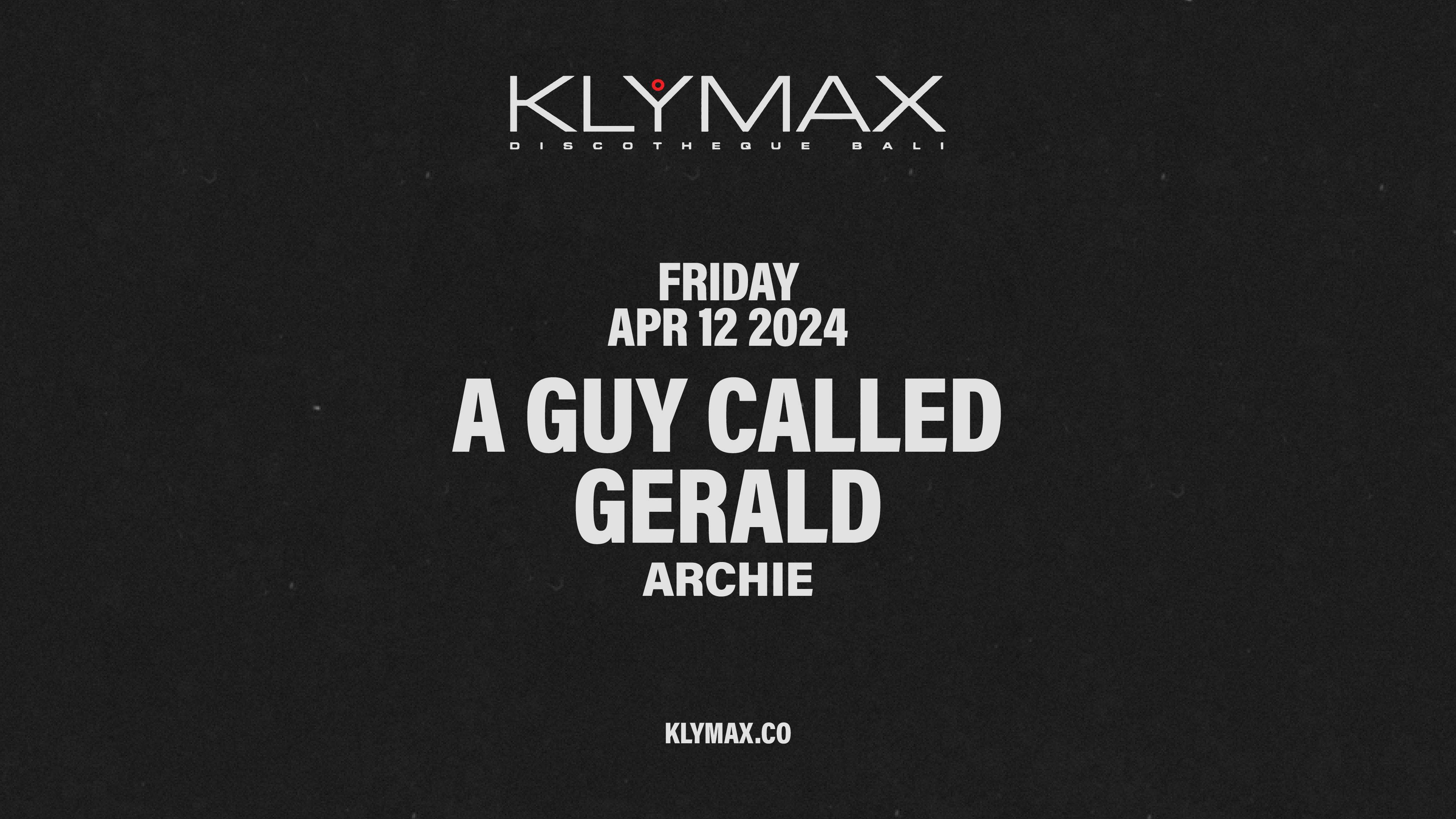 A Guy Called Gerald + Archie - フライヤー表