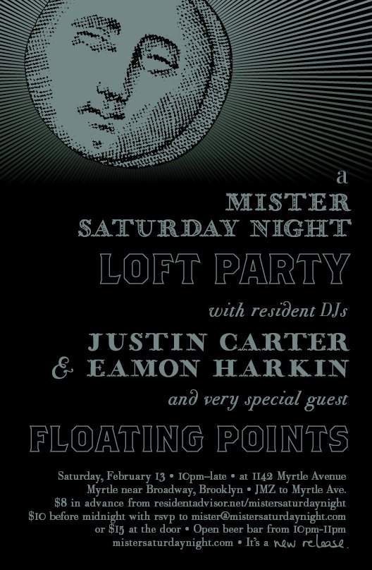 Mister Saturday Night Loft Party with Floating Points - Página trasera