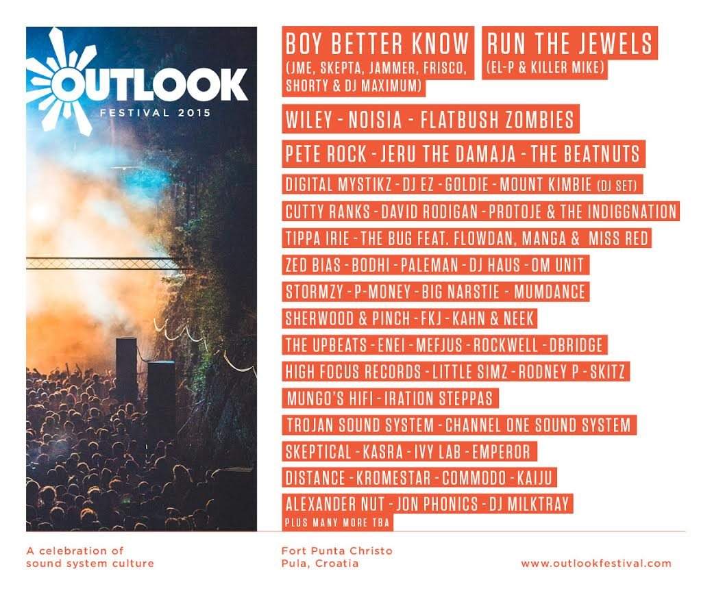 Outlook Festival 2015 - Página frontal