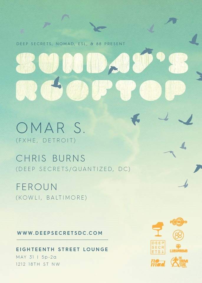 Sunday 5.31: Omar S, Chris Burns & Feroun - フライヤー表