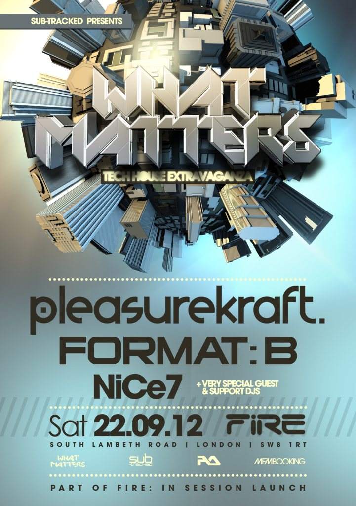 What Matters In Session with Pleasurekraft, Format:B and Nice7 - Página frontal