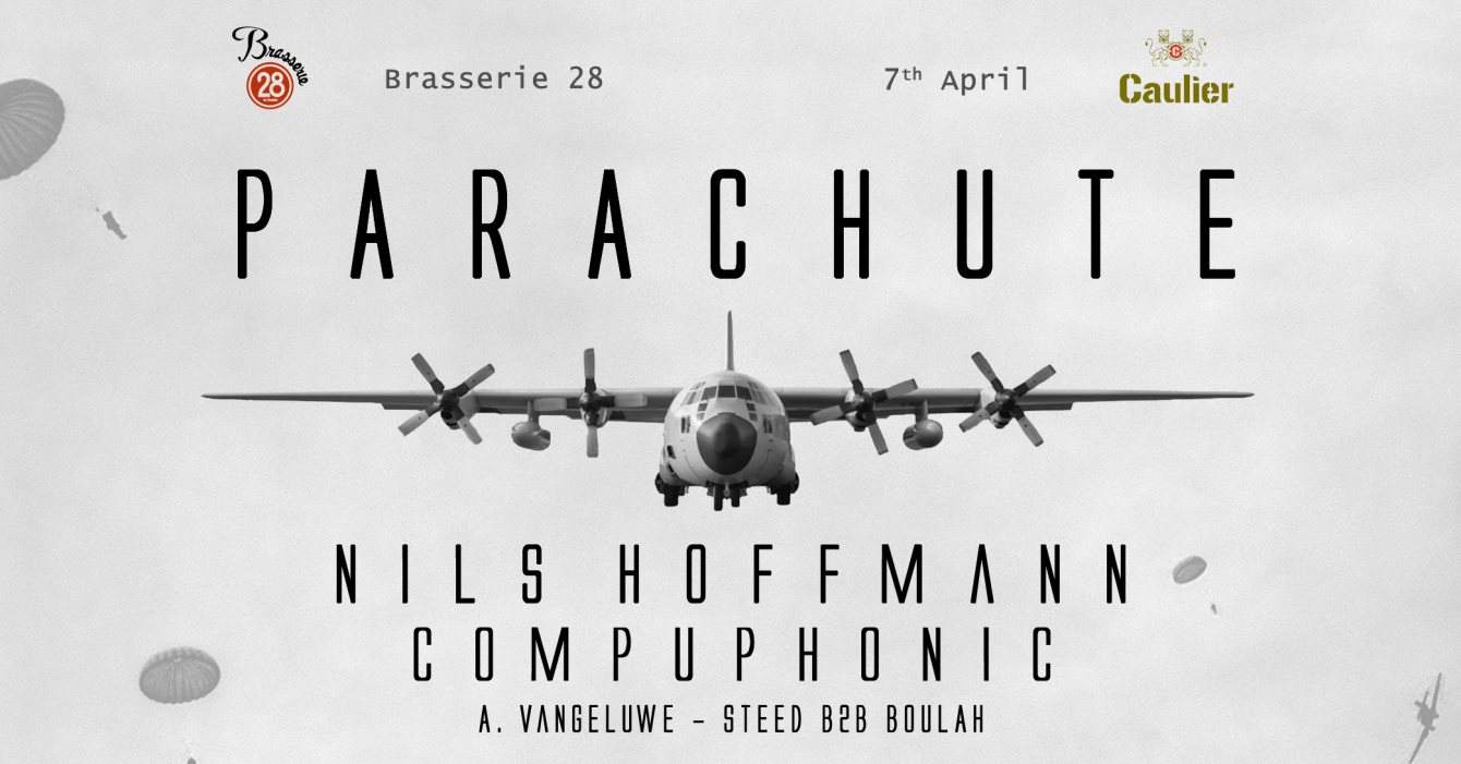 Parachute w. Nils Hoffmann - Op. 1 - フライヤー表