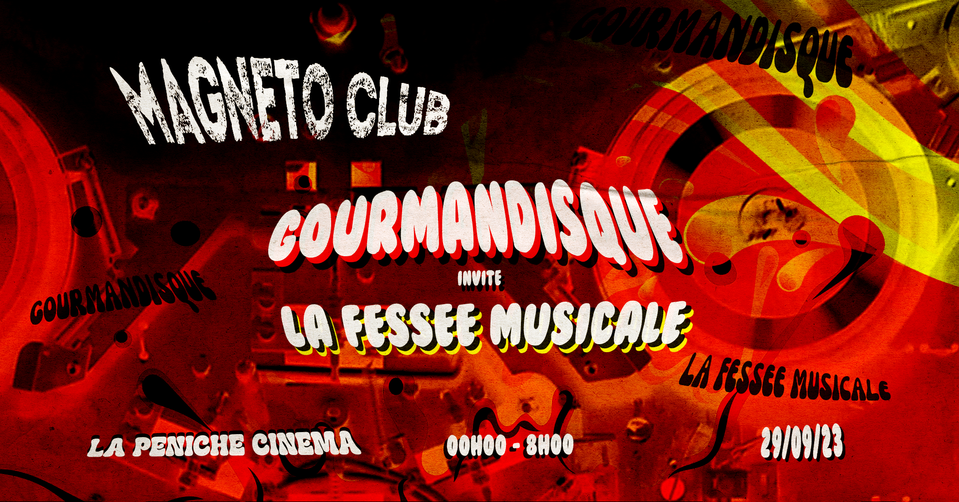 Magneto Club #3 - Gourmandisque invite La Fessée Musicale - Página frontal