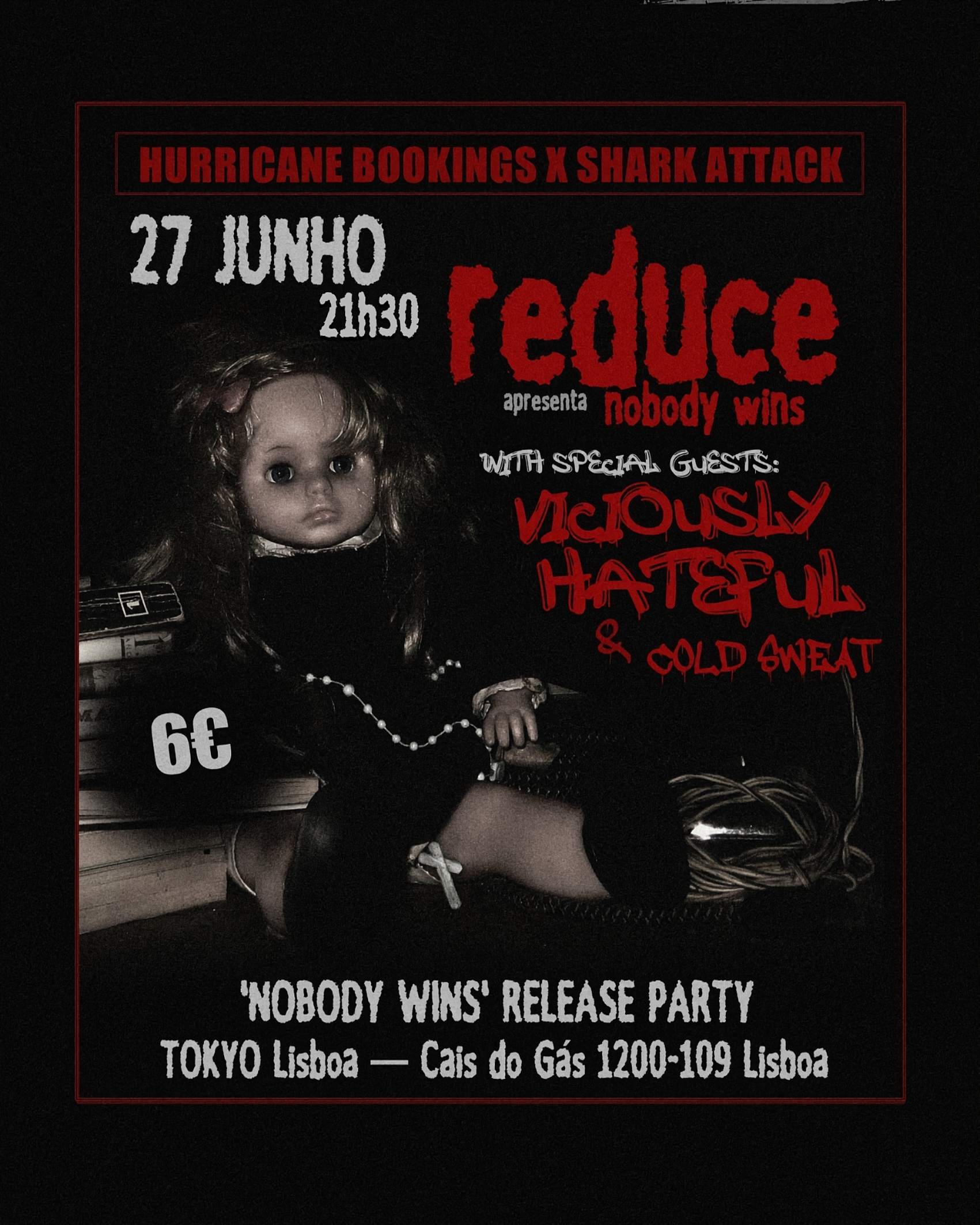 REDUCE - 'Nobody Wins' Release Party - フライヤー表