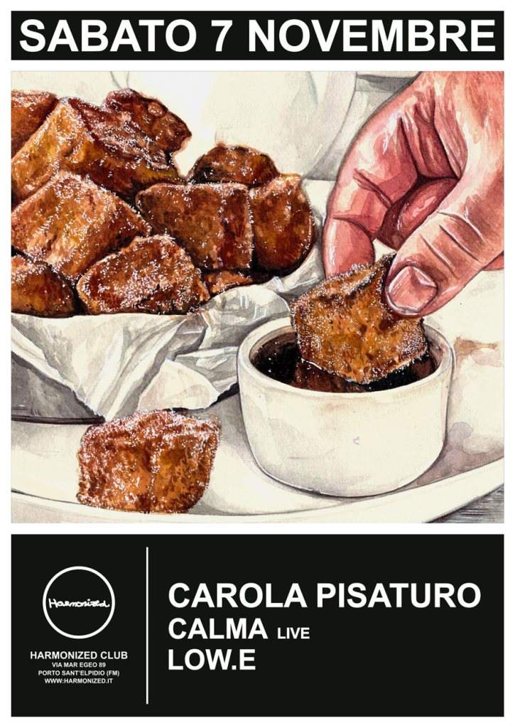 Harmonized presents Carola Pisaturo - Página frontal
