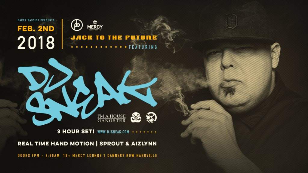 Jack to the Future DJ Sneak - Página frontal