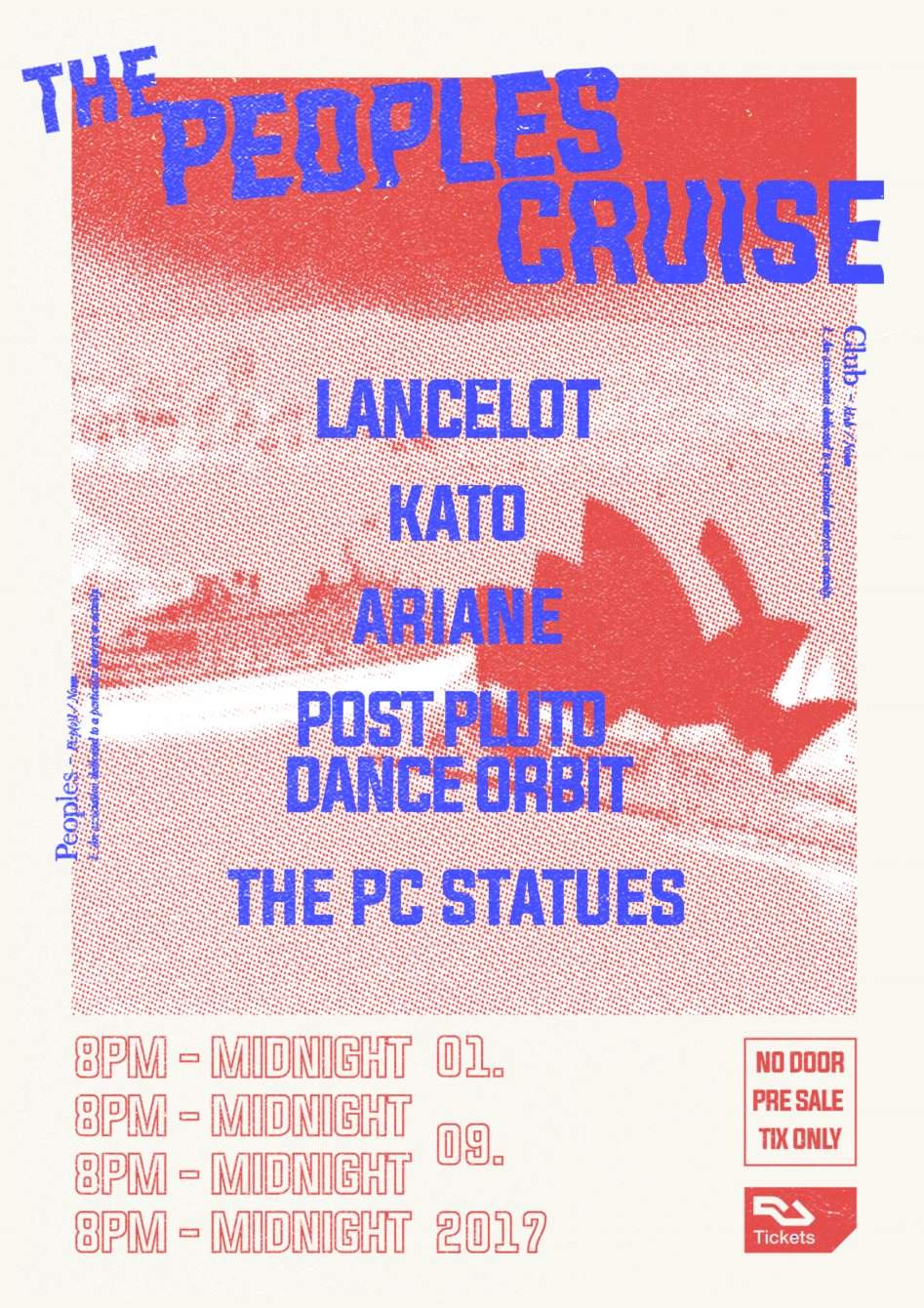 The Peoples Cruise - Lancelot, Kato - フライヤー表