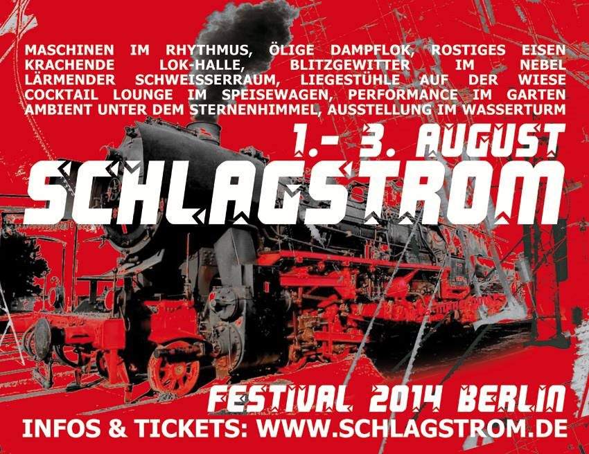Schlagstrom! Festival 2014 - フライヤー表