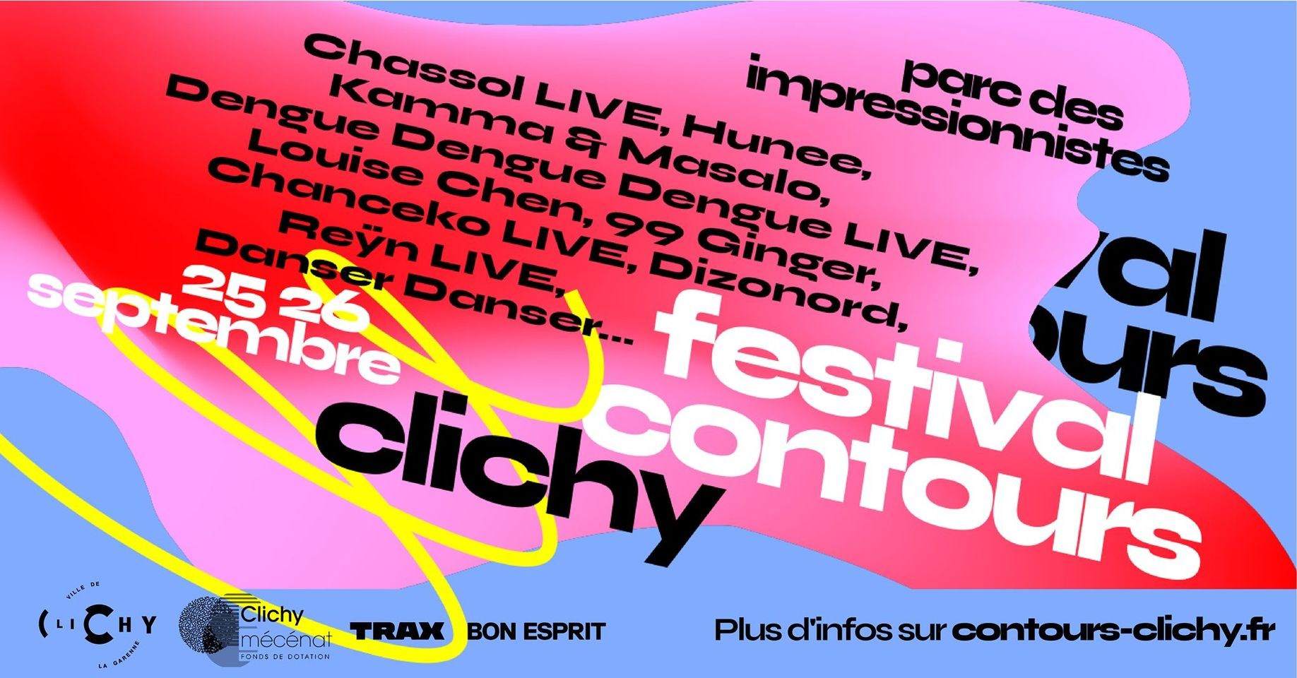 Festival Contours Clichy - フライヤー裏