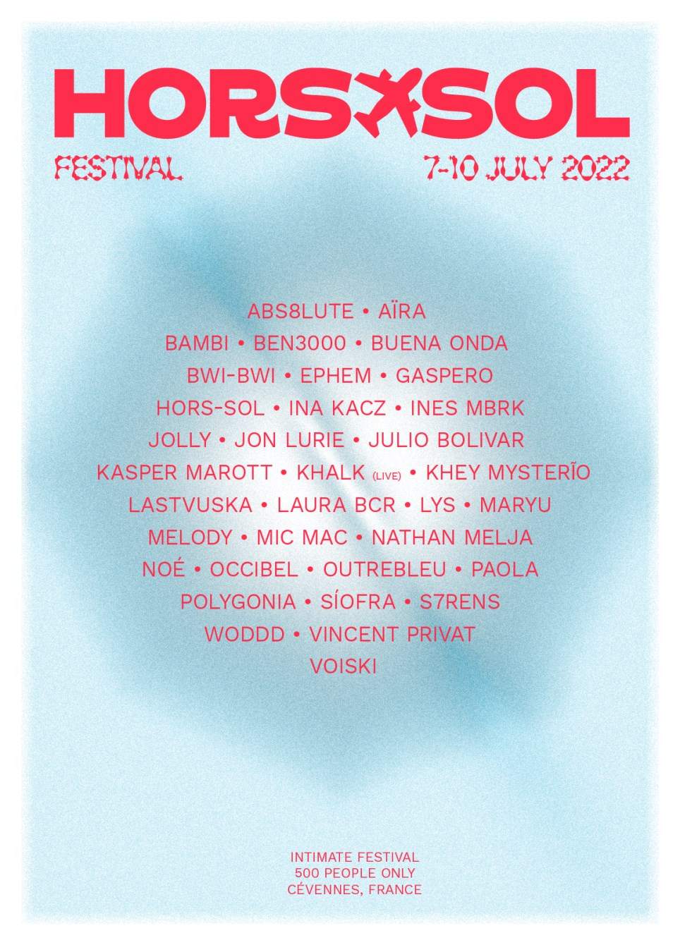HORS-SOL Festival 2022 - フライヤー表