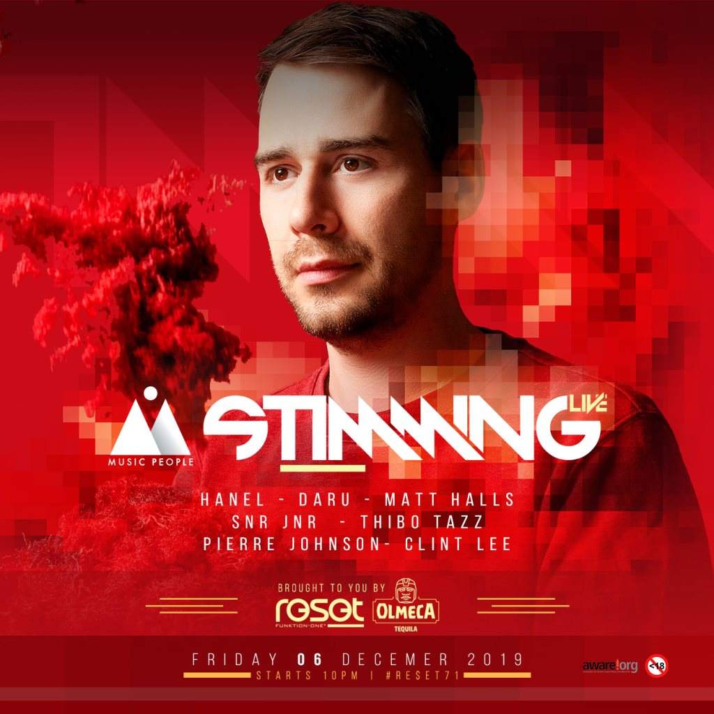 Music People presents Stimming Live - Brought to you by Olmeca - Página trasera