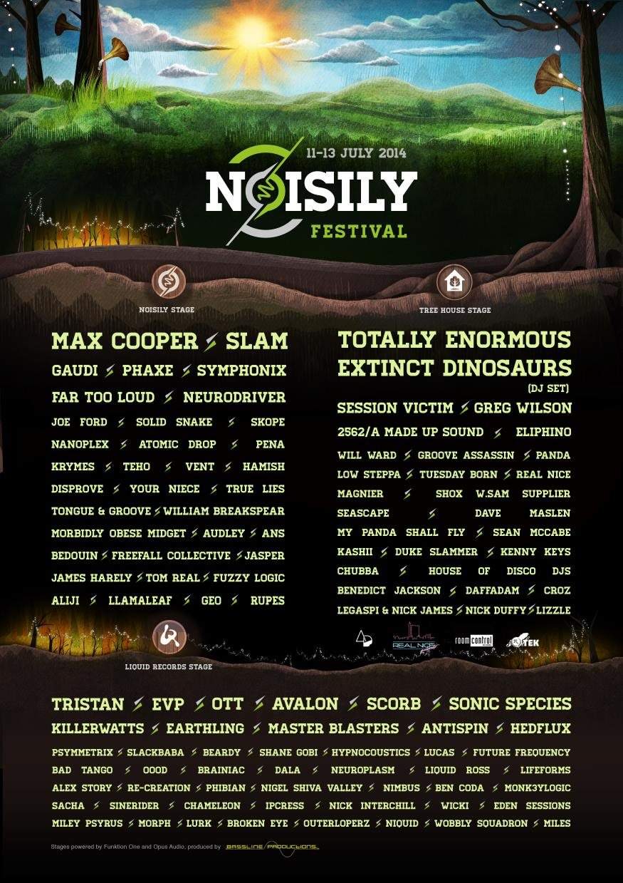 Noisily Festival of Music and Arts 2014 - Página frontal