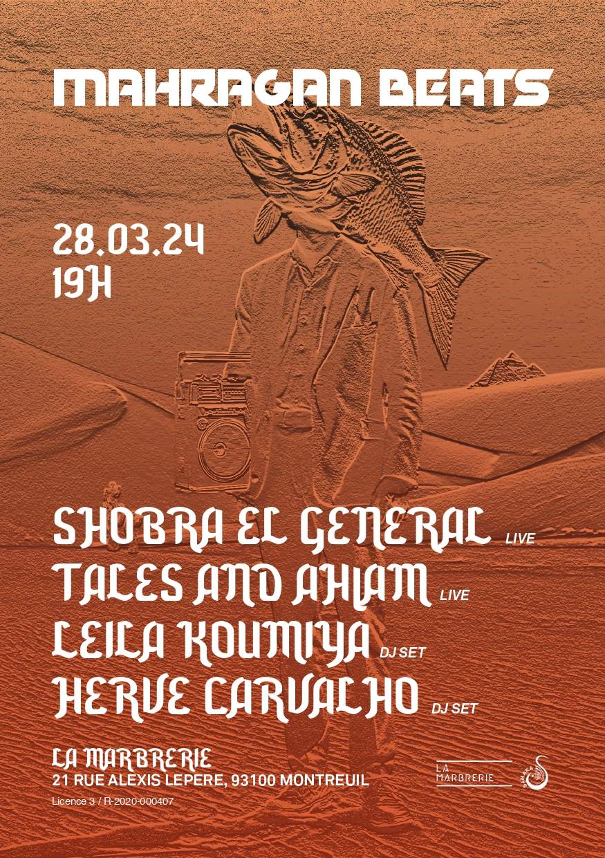 Mahragan Beats : Hervé Carvalho (Acid Arab), Shobra El General, Tales and Ahlam, Leila Koumiya - Página frontal