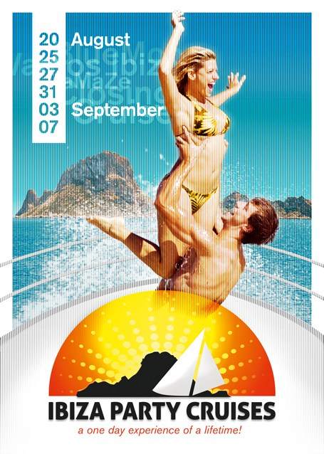 Ibiza Party Cruises - フライヤー表