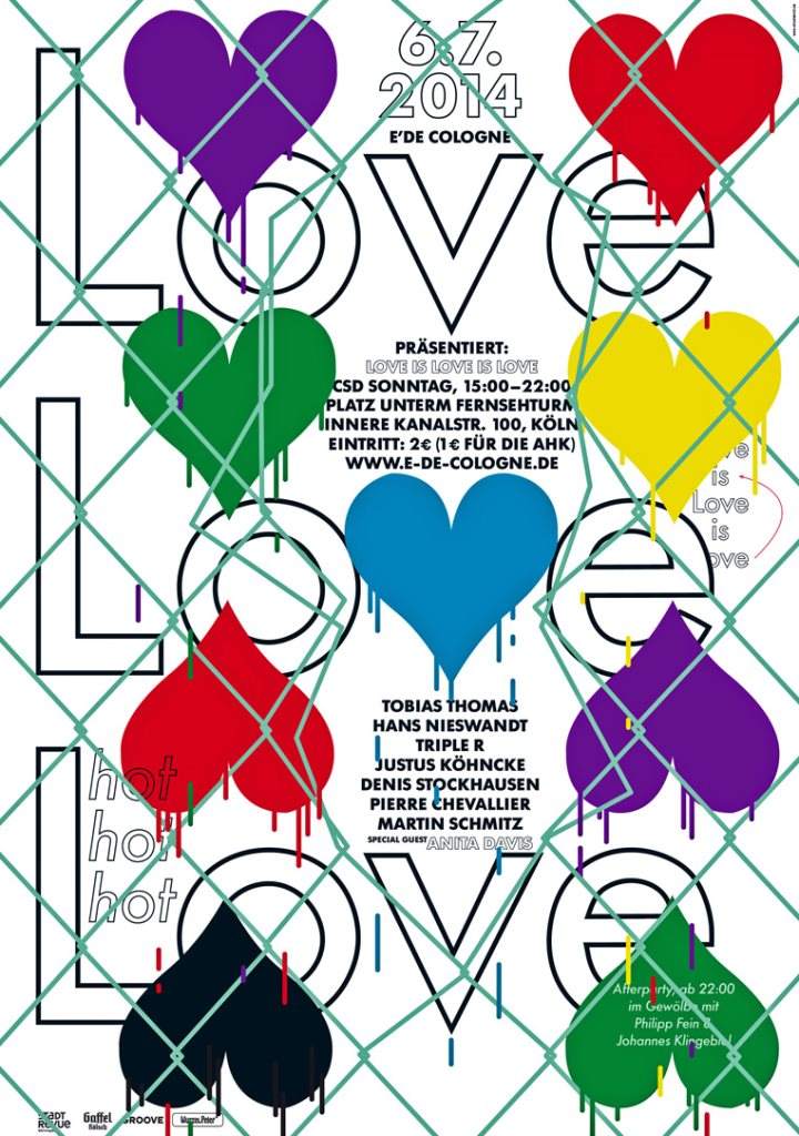 Love is Love is Love by E'de Cologne - Página frontal