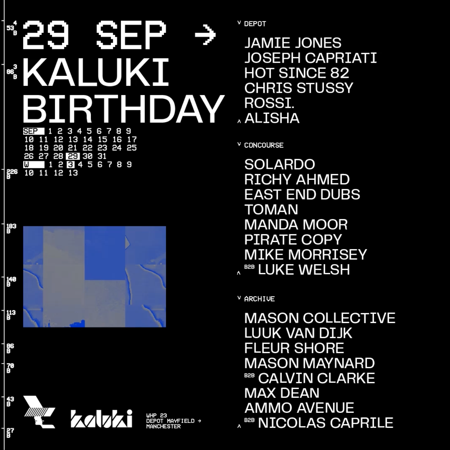 KALUKI BIRTHDAY at The Warehouse Project, Manchester