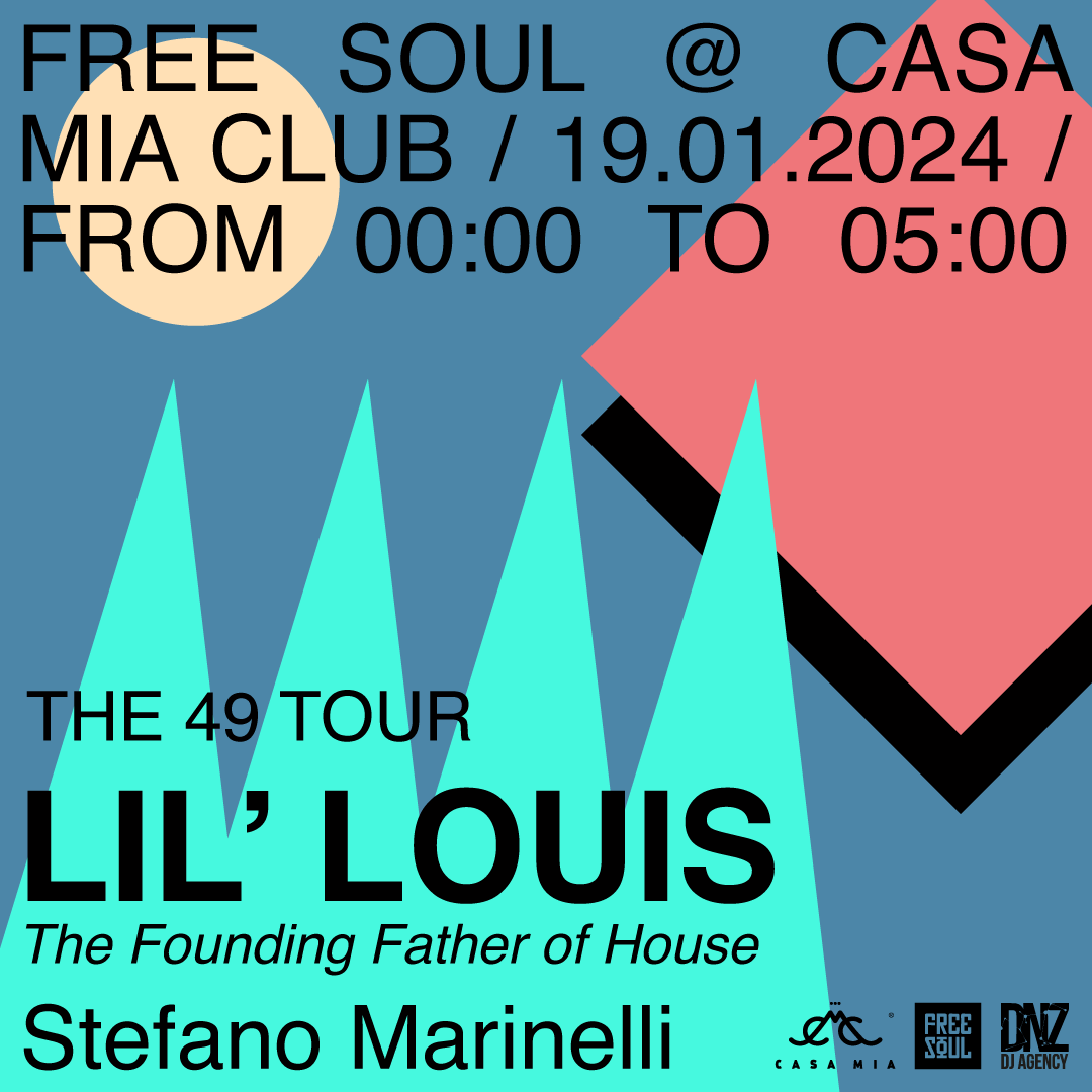 FREE SOUL feat. Lil' Louis 'The 49 Tour' - フライヤー表
