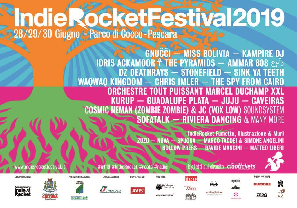 Indierocket Festival 2019 - XVI Edizione - Pescara - Abruzzo - Página frontal