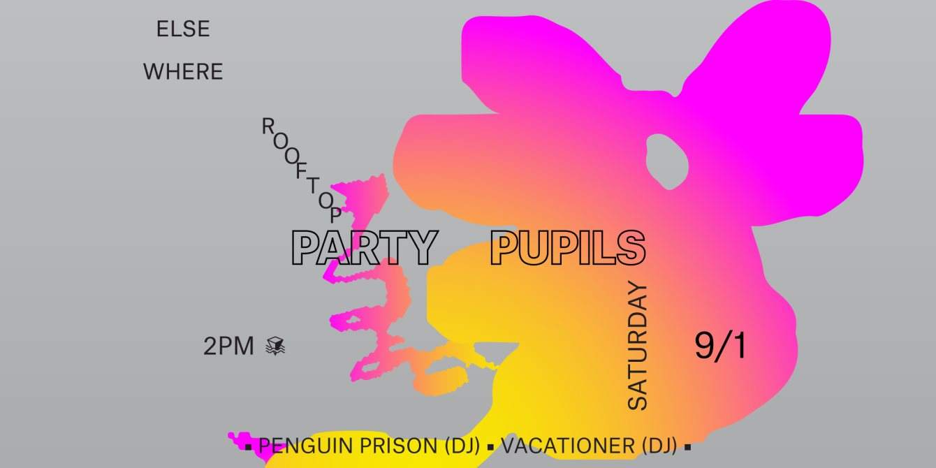 Party Pupils,Penguin Prison (DJ Set), Vacationer (DJ Set), & Animal Feelings - フライヤー表