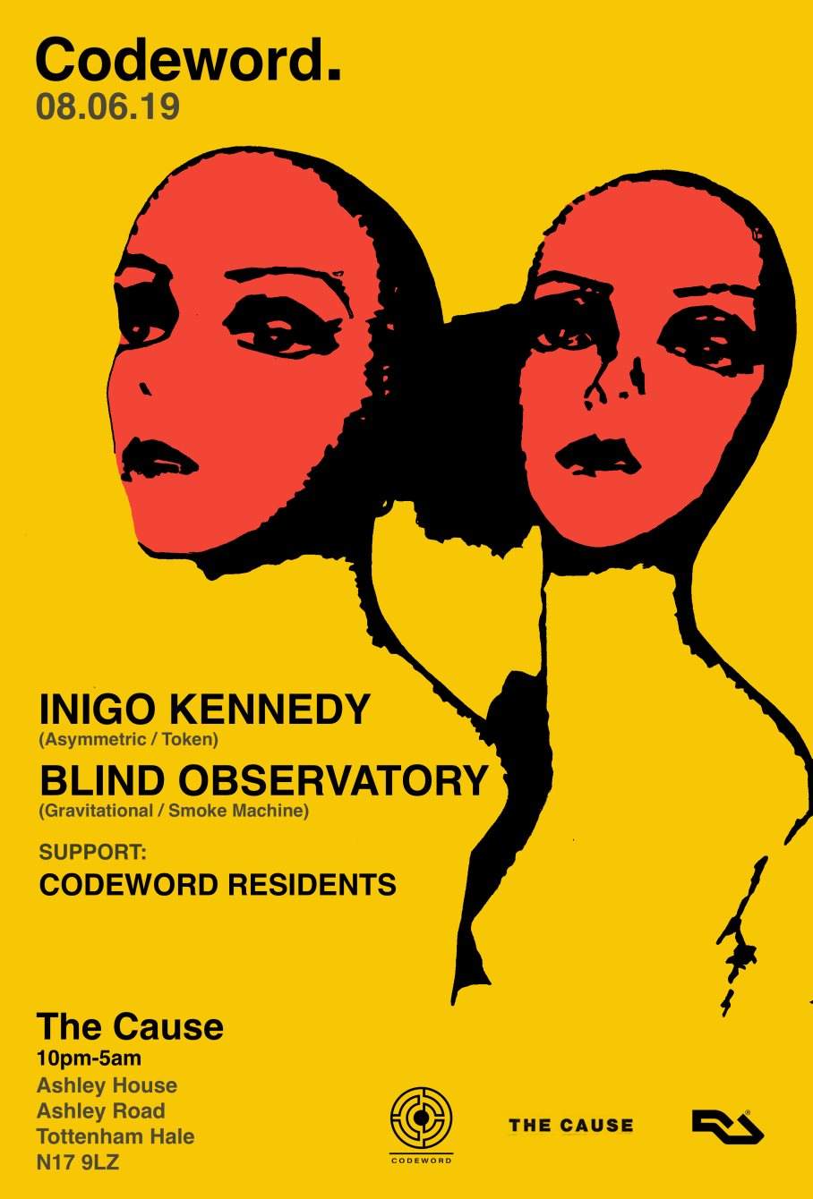 Codeword: Inigo Kennedy & Blind Observatory - Página trasera