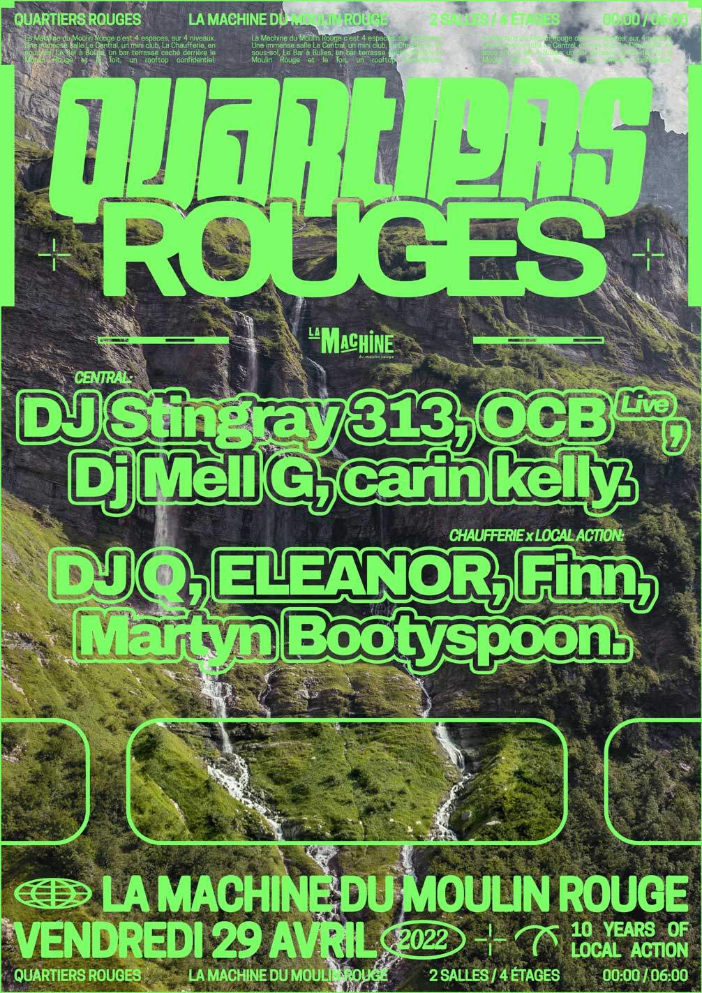 Quartiers Rouges: DJ Stingray 313, OCB live, DJ MELL G, carin kelly ...