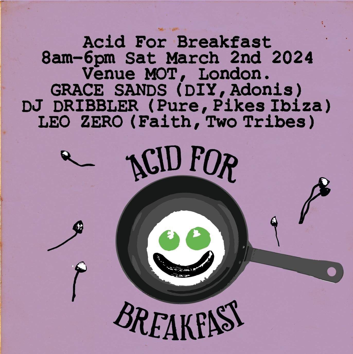 Acid For Breakfast - Página trasera