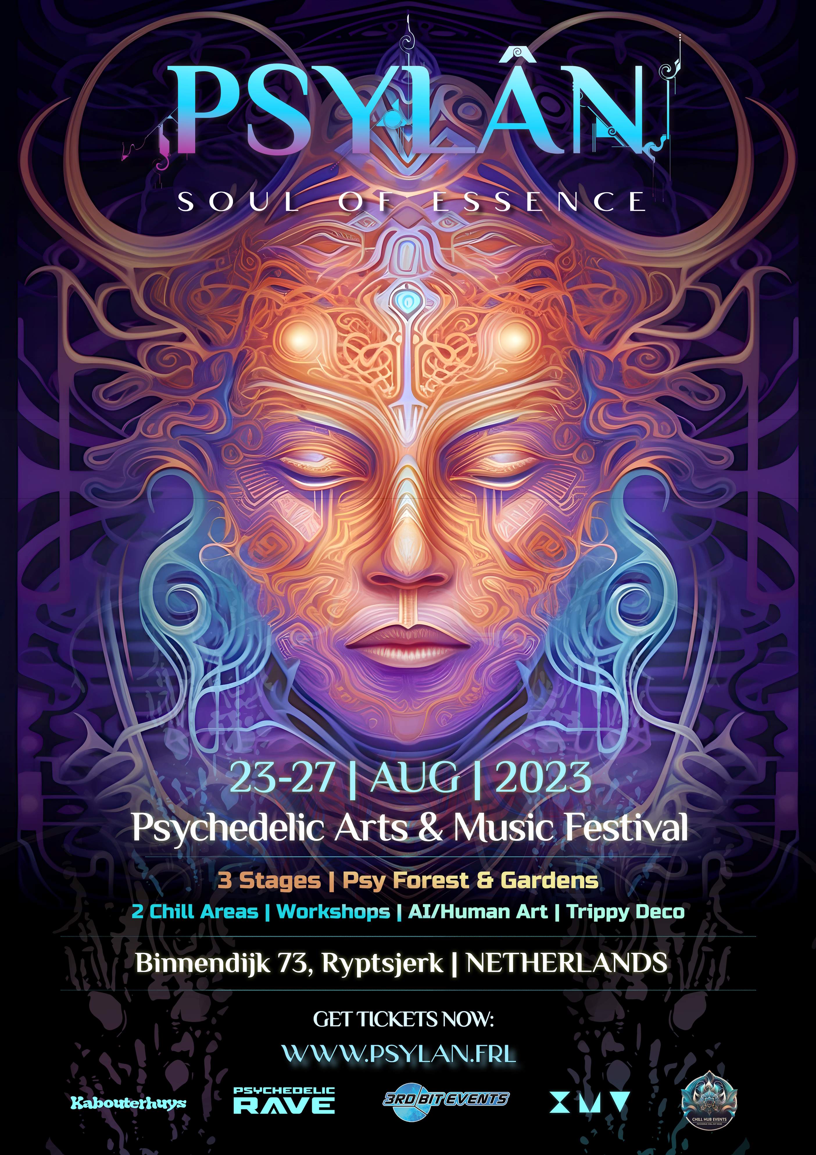 Psylân Festival 2023 'Soul of Essence' - Página frontal