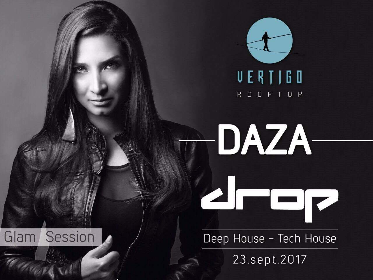 Drop Sessions Daza at Vertigo UIO - フライヤー表